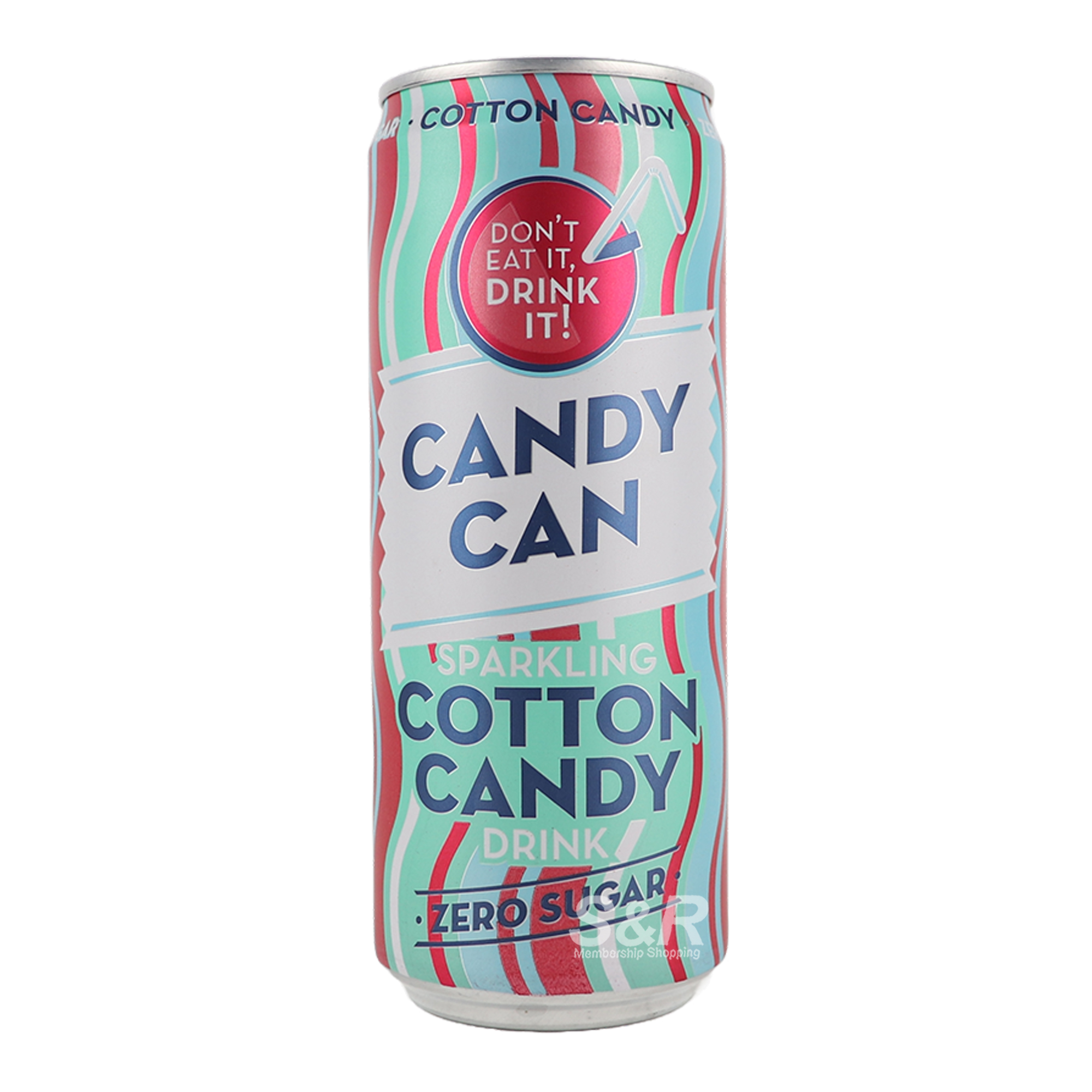 Candy Can Sparkling Cotton Candy Drink 330 mL